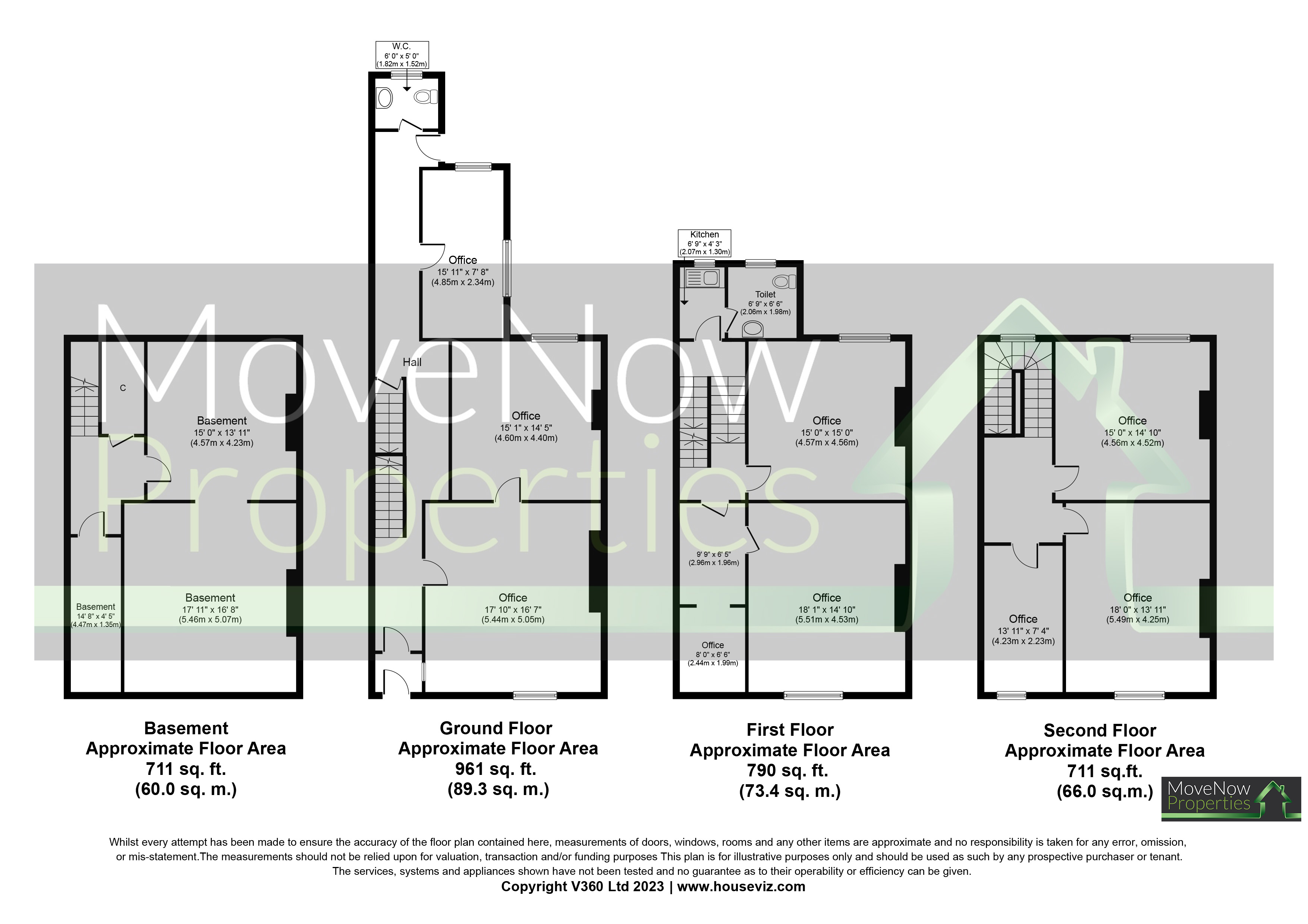 12 Bond Street Wakefield  WF1 2QP floorplan