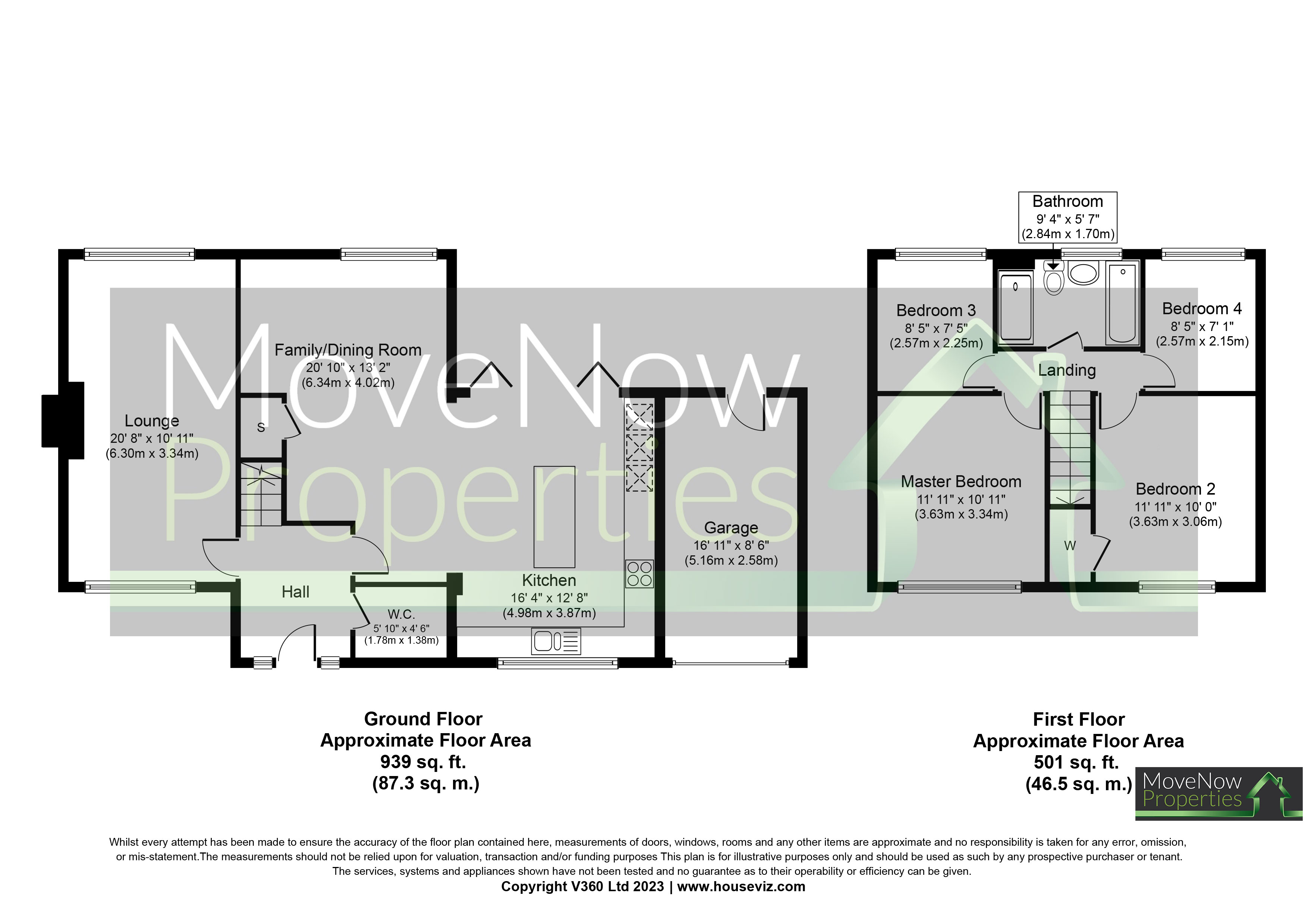 2 Churchill Grove Wakefield  WF2 6RG floorplan