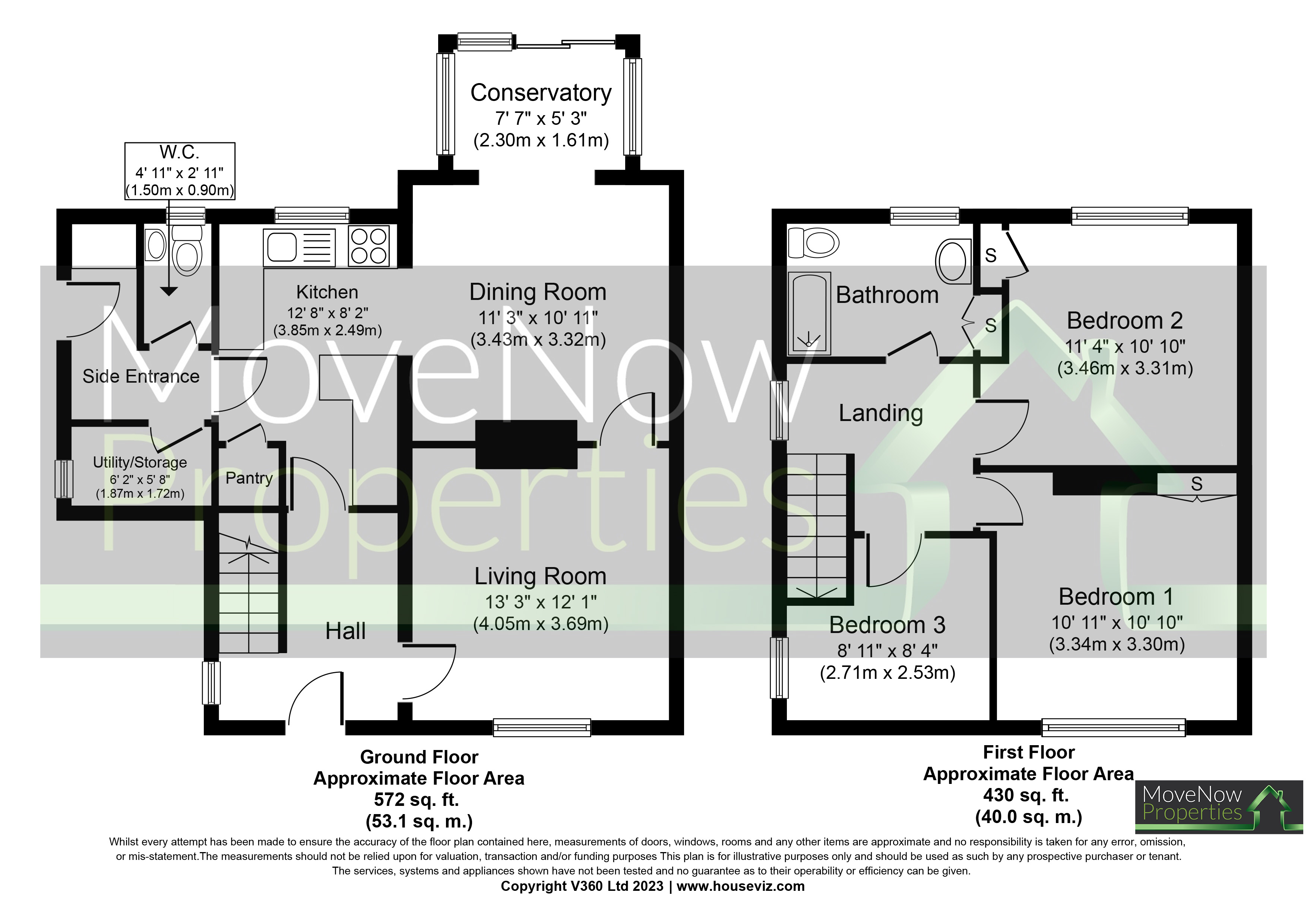 32 Back Lane Grange Moor Wakefield WF4 4EJ floorplan