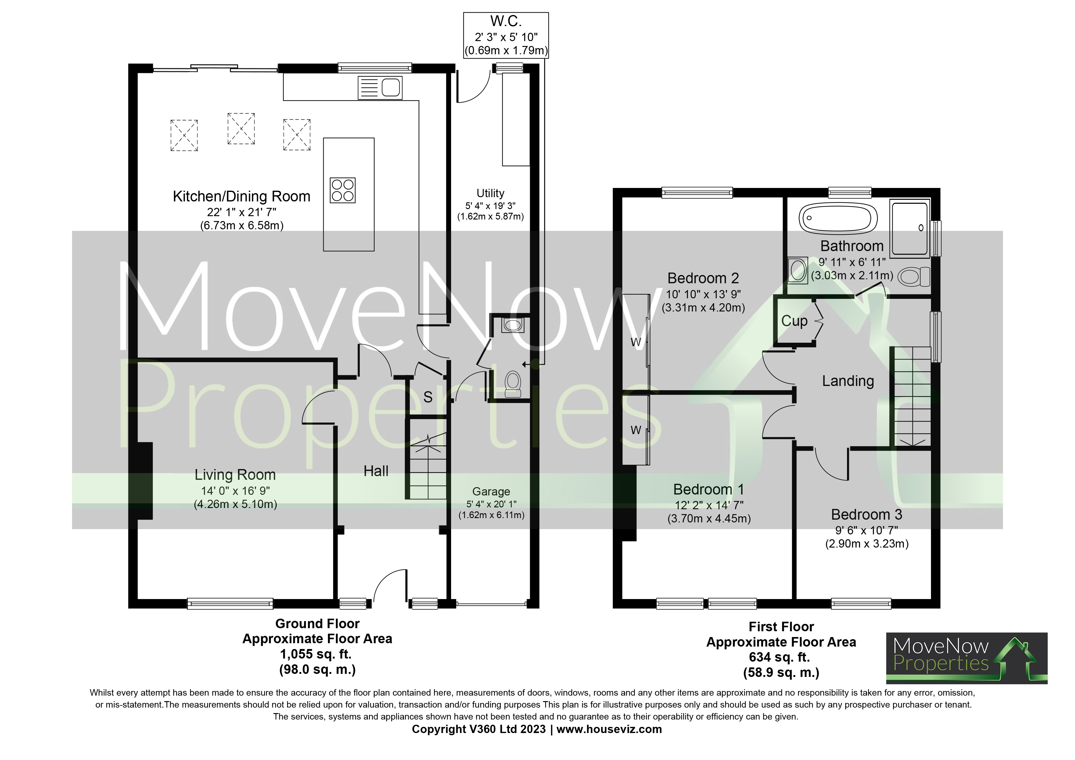 399 Barnsley Road Sandal  WF2 6BG floorplan