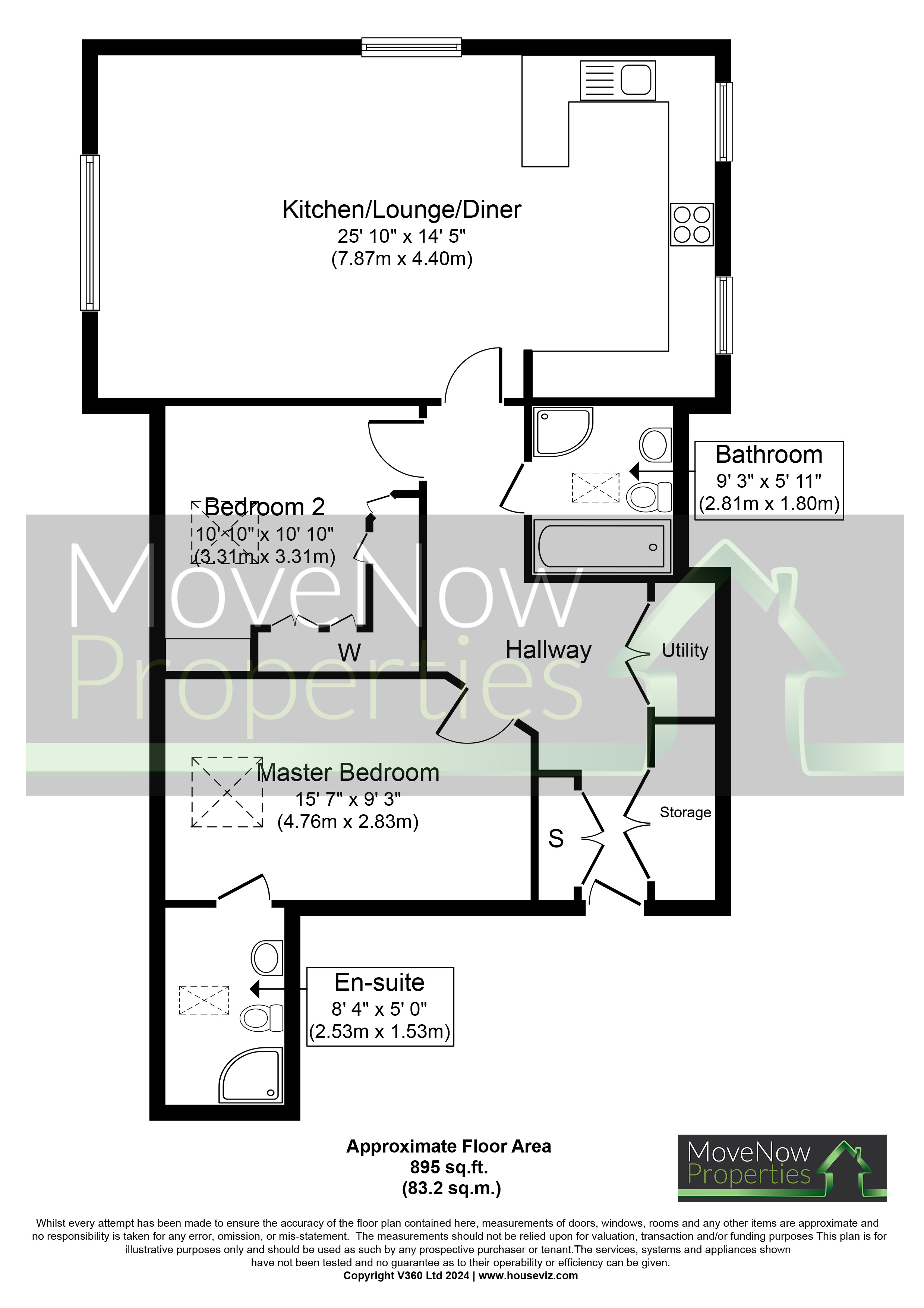 5 Woodlands Croft Sandal  WF2 7LH floorplan