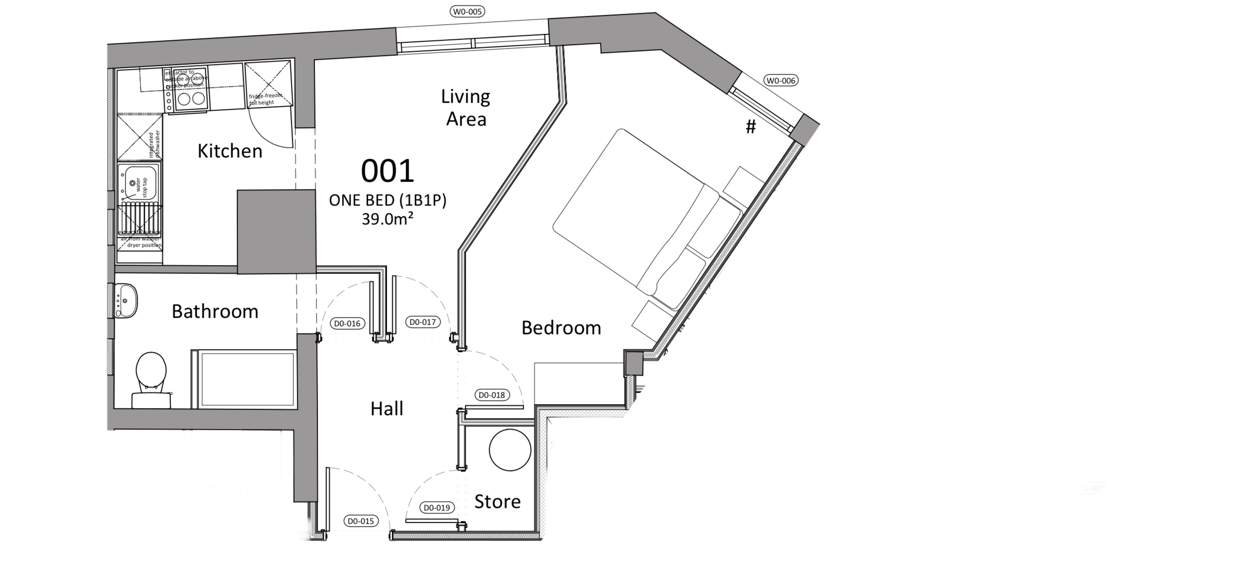 001 Grosvenor House Union Street Wakefield WF1 3FJ floorplan