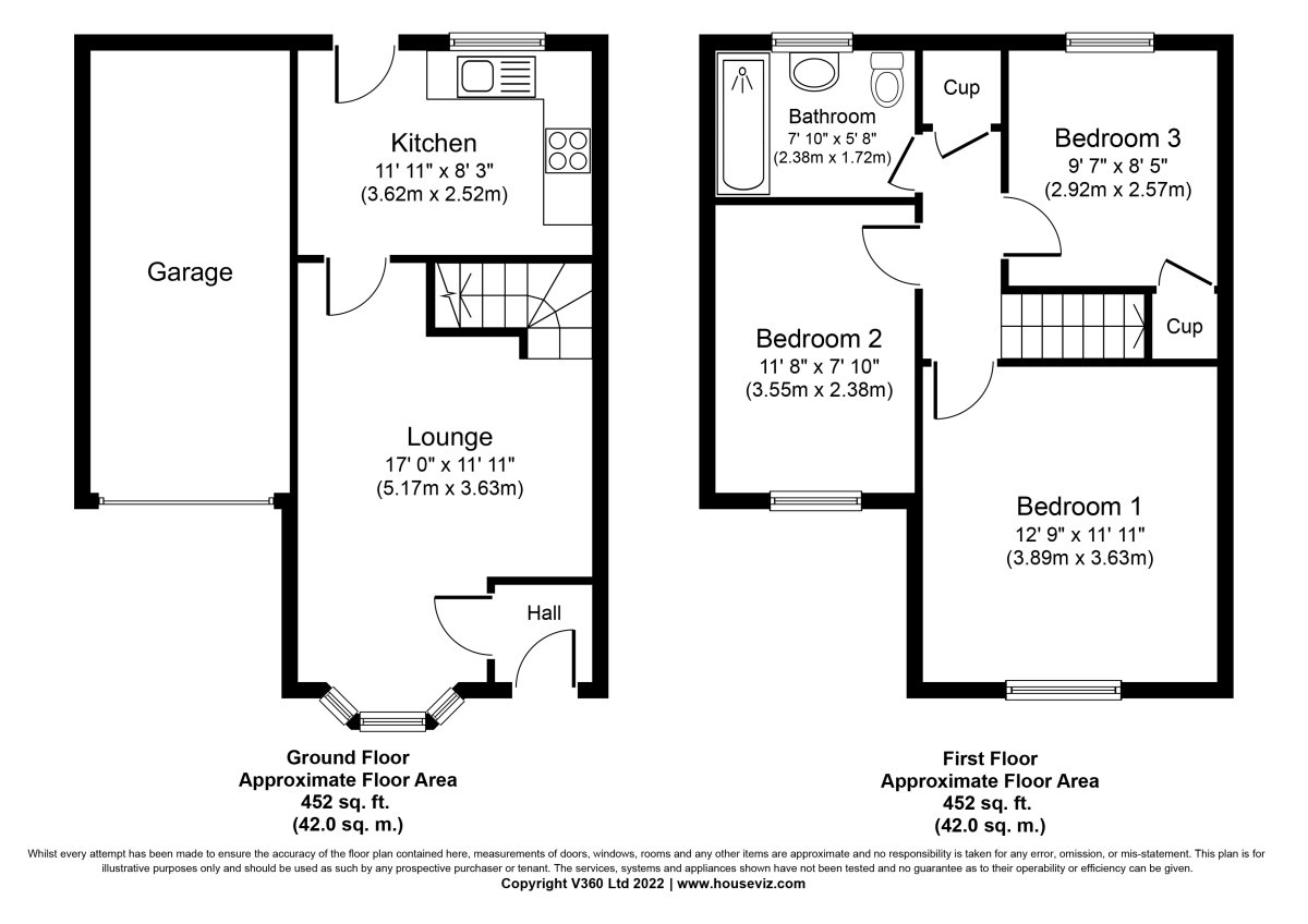 58 Shaw Avenue Normanton Wakefield WF6 2TT floorplan